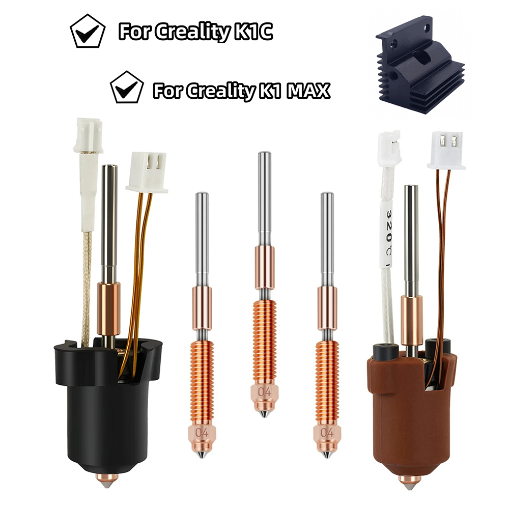 High Flow Ceramic Hotend - Creality K1/K1C/K1 Max 핫엔드 키트 퀵