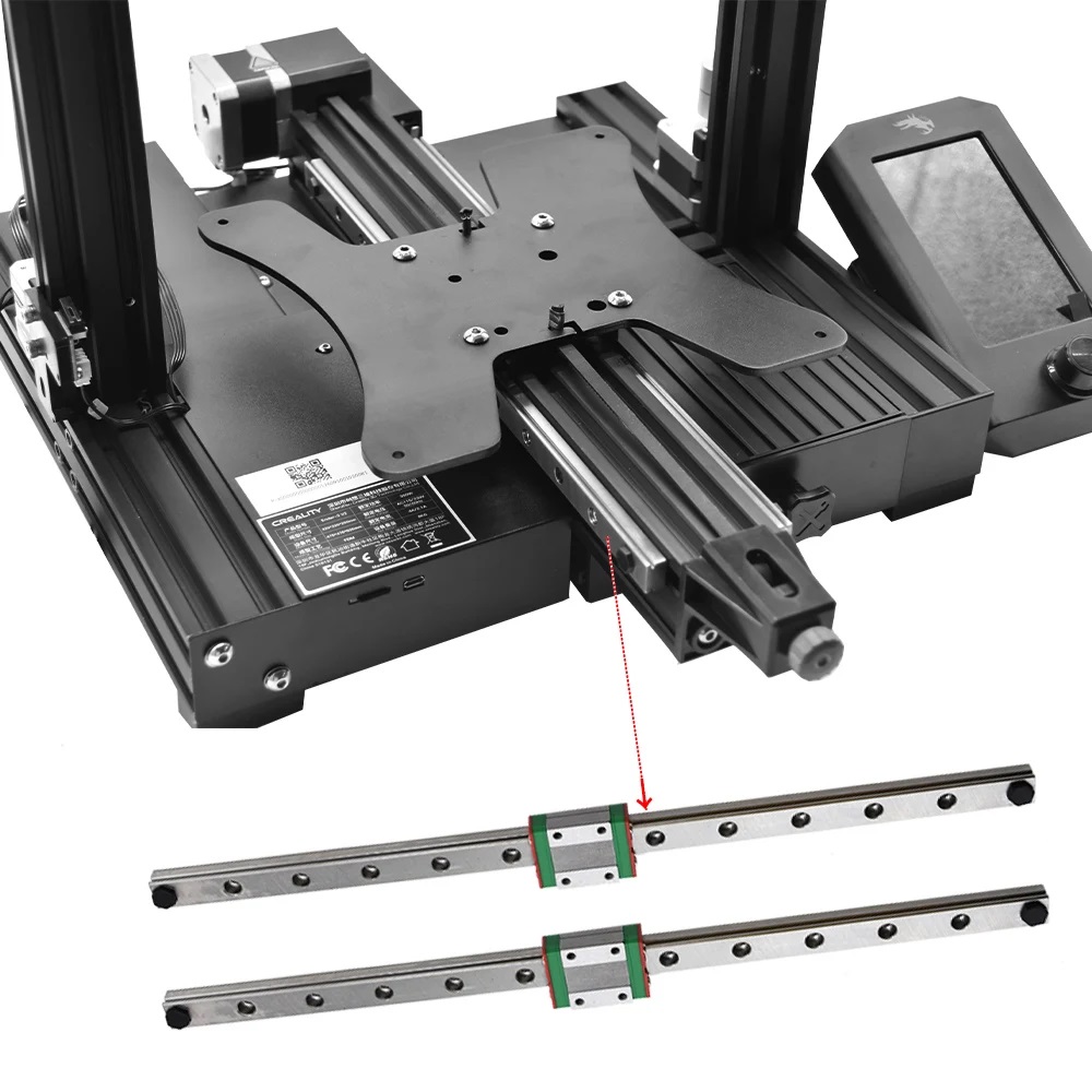 Linear Rail Mgn12H Set - Y-AXIS 듀얼 선형 레일 키트 MGN12H