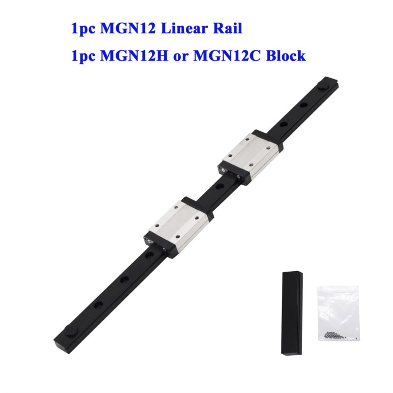 Linear Rail Mgn12H Set - 12mm MGN12 선형 슬라이딩 가이드 레일