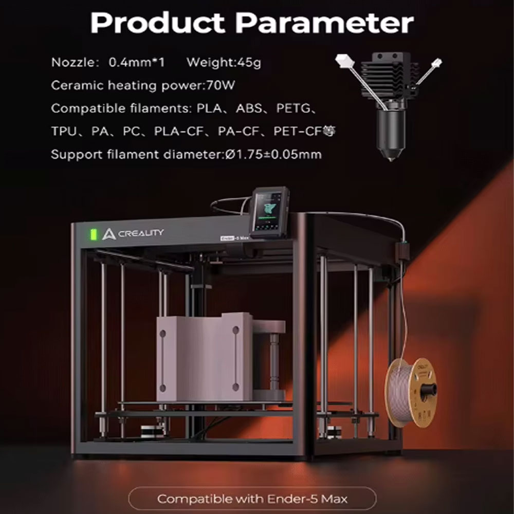 Creality Ender 5 Max 세라믹 히팅 블록 - High Flow Ceramic Hotend 리뷰 및 가격